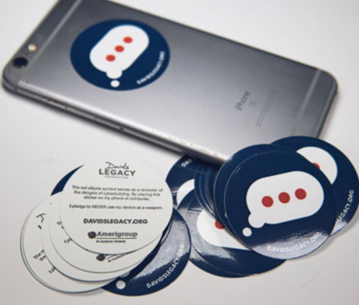 Website - Sticker on phone Website - Sticker on phone